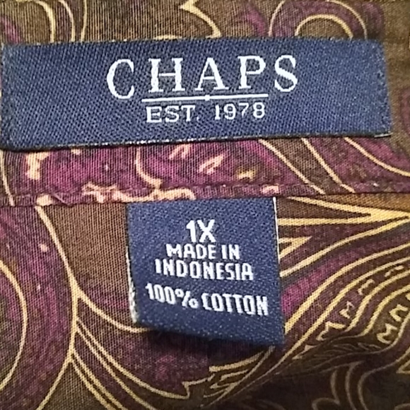 Patterned cotton button down - Picture 2 of 3